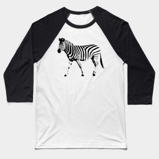 Zebra pop art Baseball T-Shirt